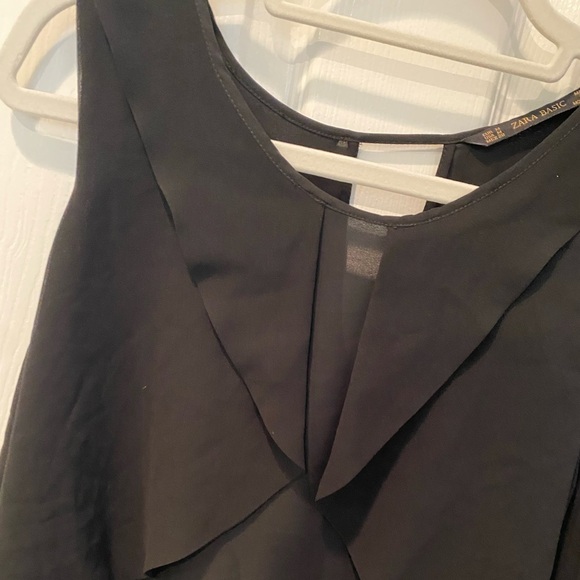 Zara Chiffon Tank Top - Picture 2 of 4